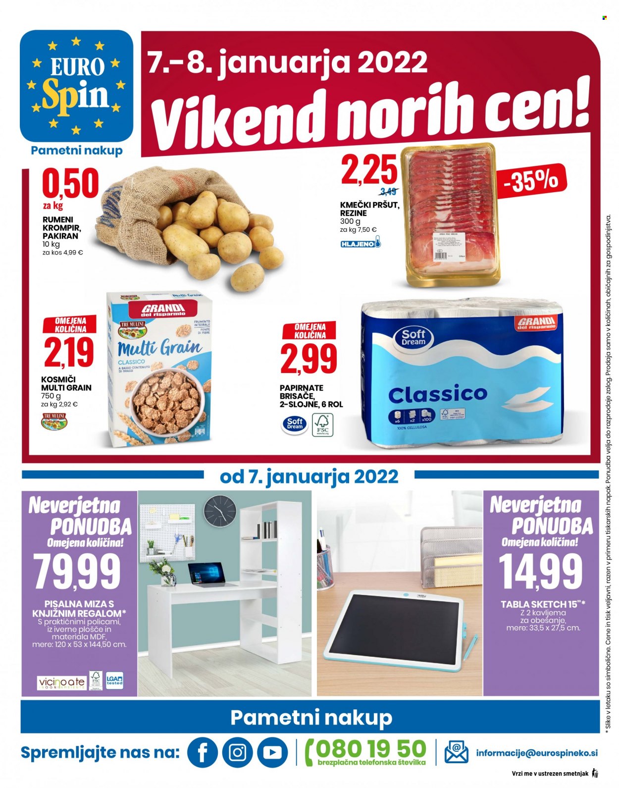 EuroSpin katalog - 6.1.2022 - 12.1.2022. Stran 12