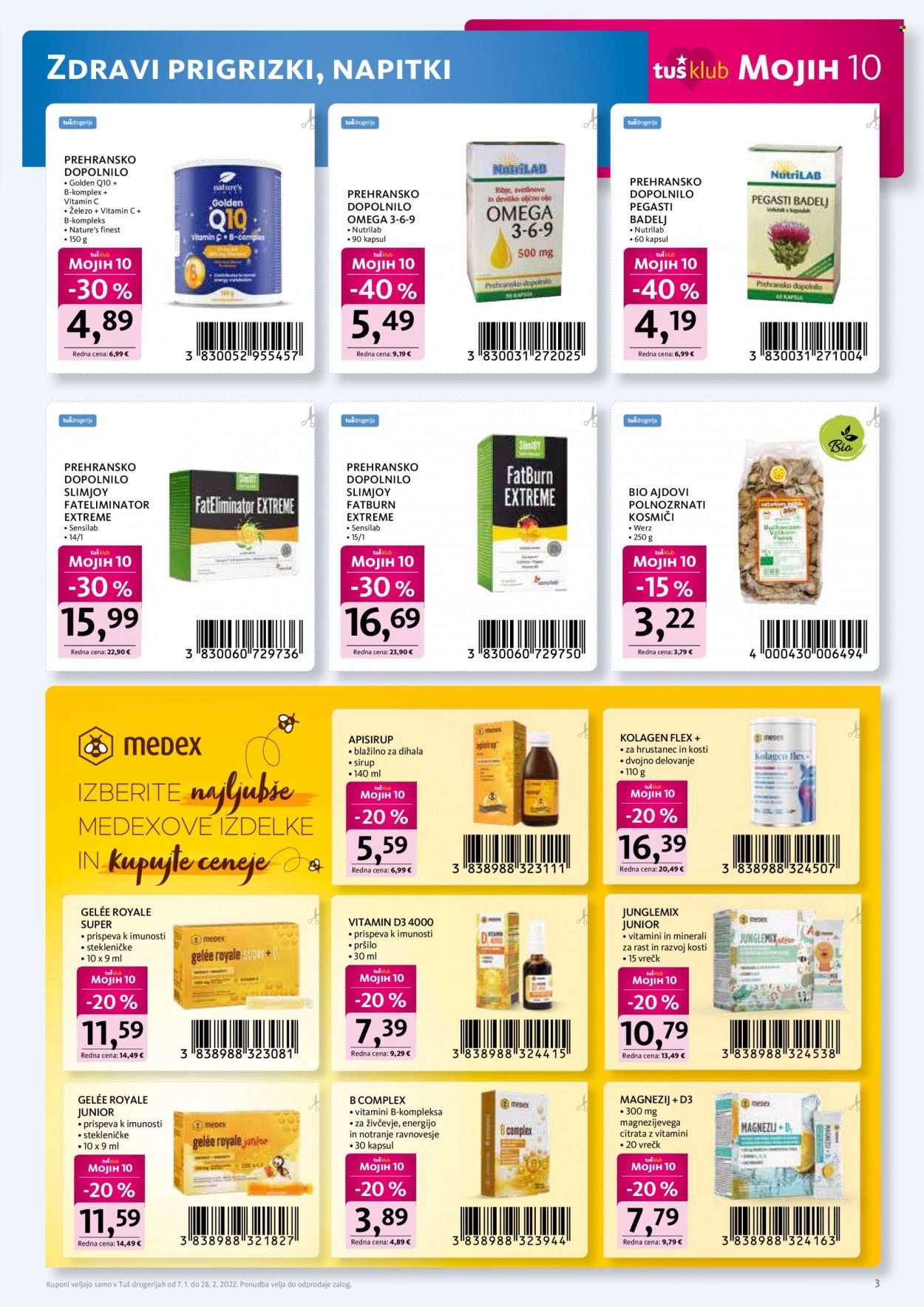 Tuš Drogeria katalog - 7.1.2022 - 28.2.2022. Stran 3