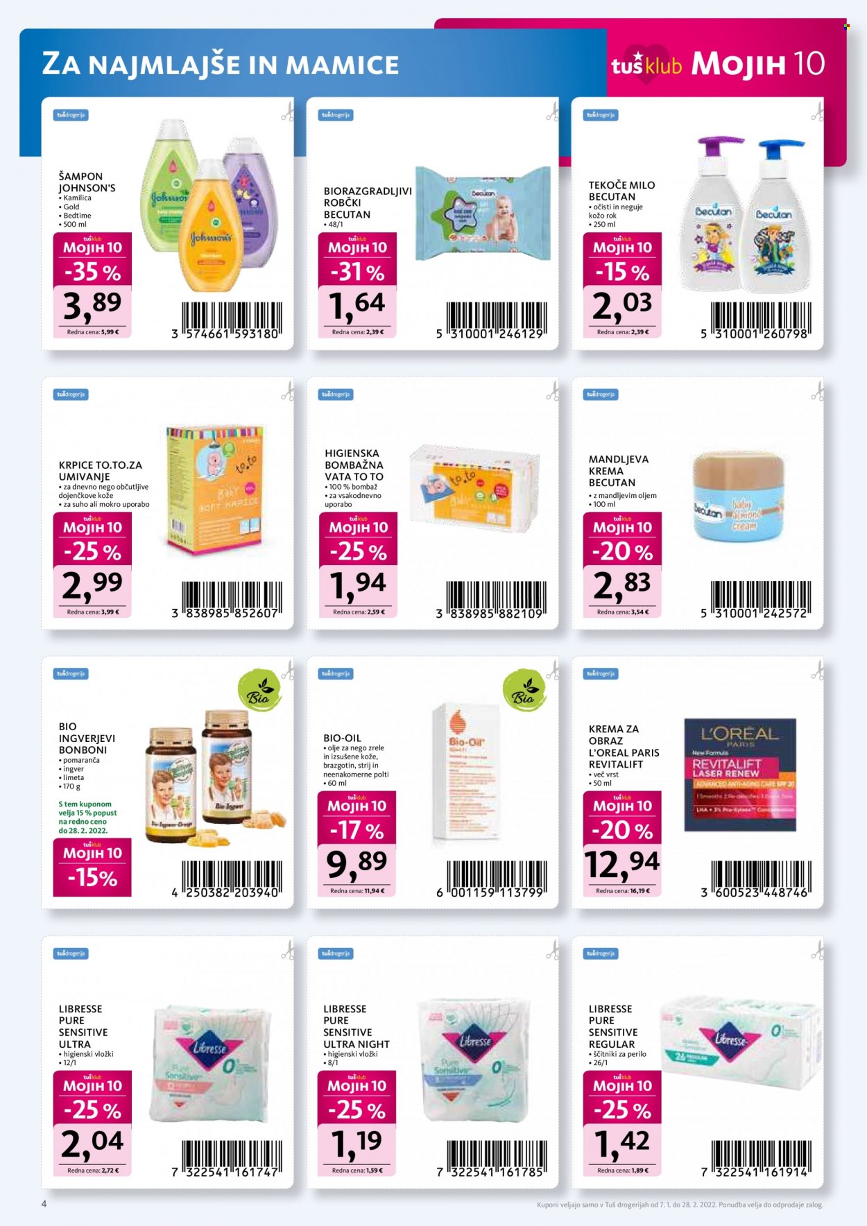 Tuš Drogeria katalog - 7.1.2022 - 28.2.2022. Stran 4