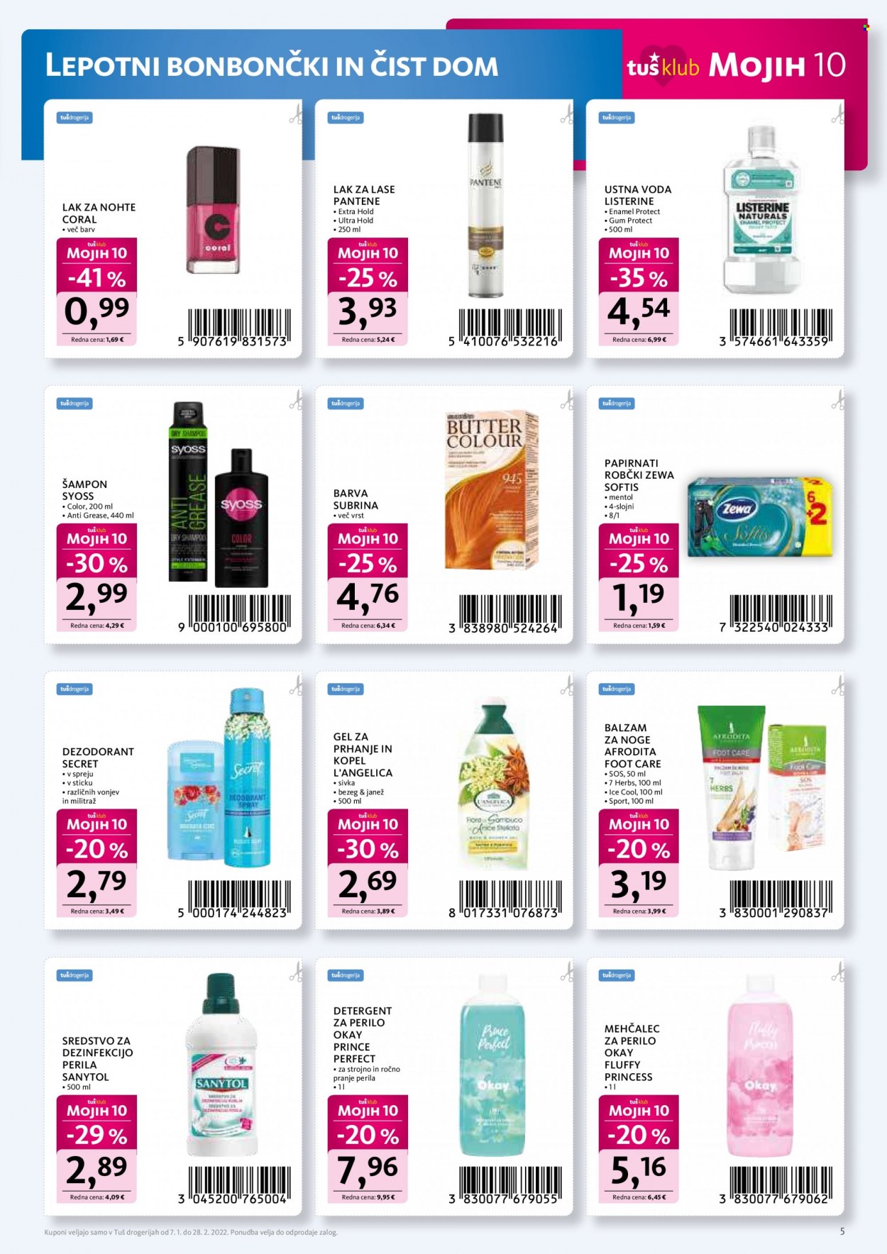 Tuš Drogeria katalog - 7.1.2022 - 28.2.2022. Stran 5