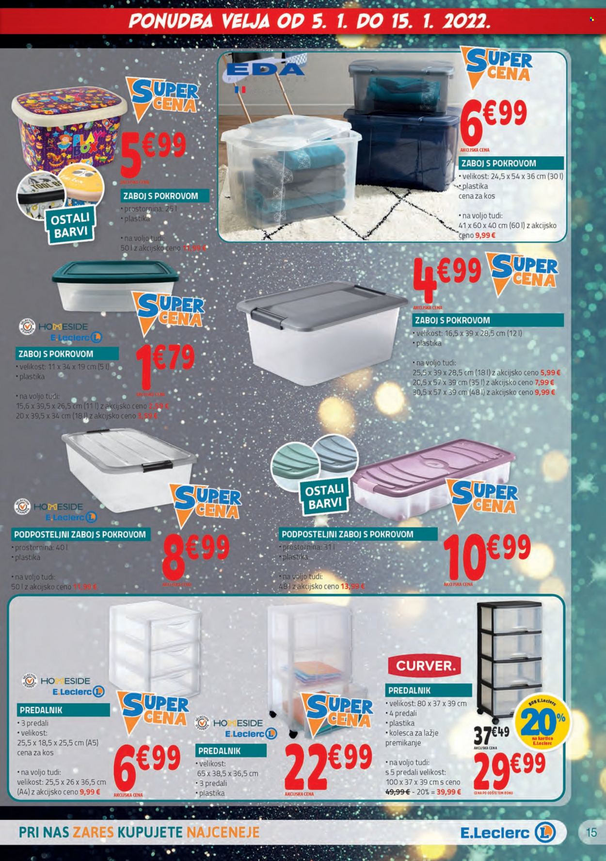 E.Leclerc katalog - 5.1.2022 - 15.1.2022. Stran 3