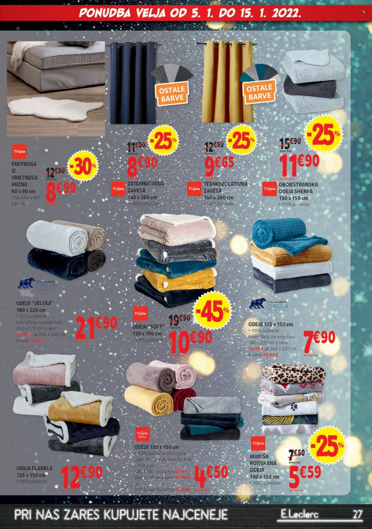 E.Leclerc katalog - 5.1.2022 - 15.1.2022. Stran 15
