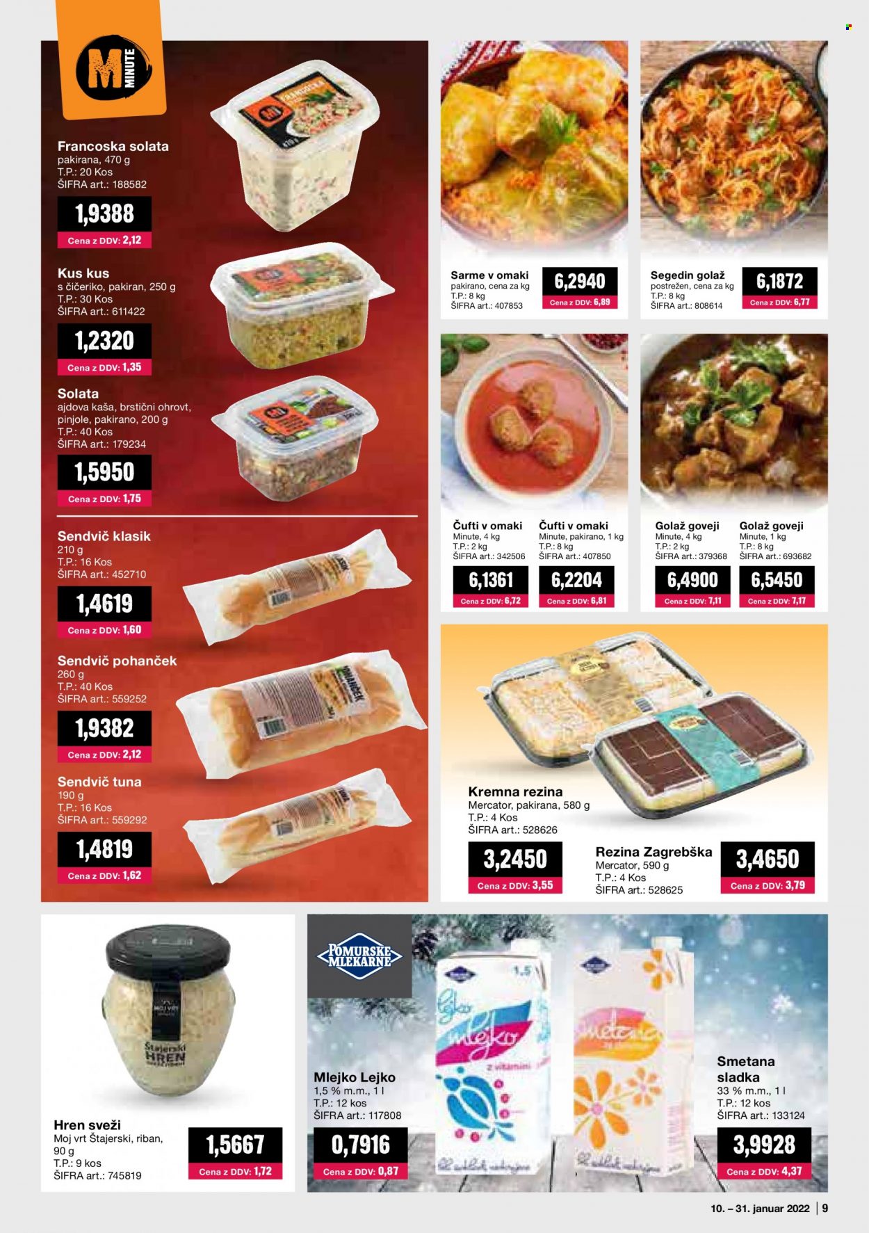 Mercator Cash & Carry katalog - 10.1.2022 - 31.1.2022. Stran 9