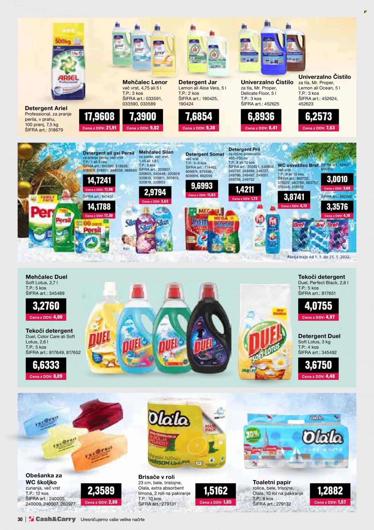 Mercator Cash & Carry katalog - 10.1.2022 - 31.1.2022. Stran 30