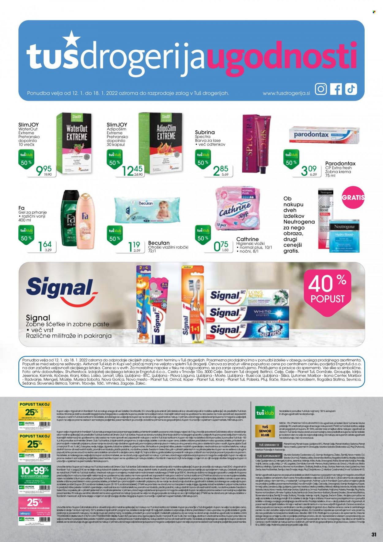 Tuš katalog - 12.1.2022 - 18.1.2022. Stran 31