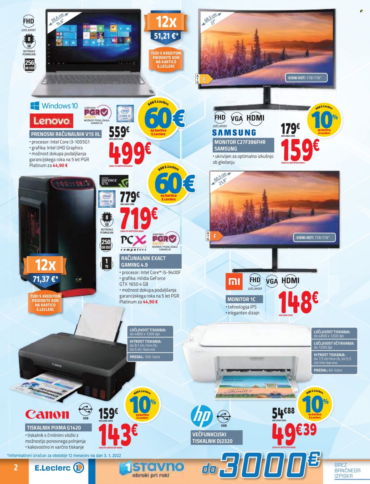 E.Leclerc katalog - 12.1.2022 - 22.1.2022. Stran 2