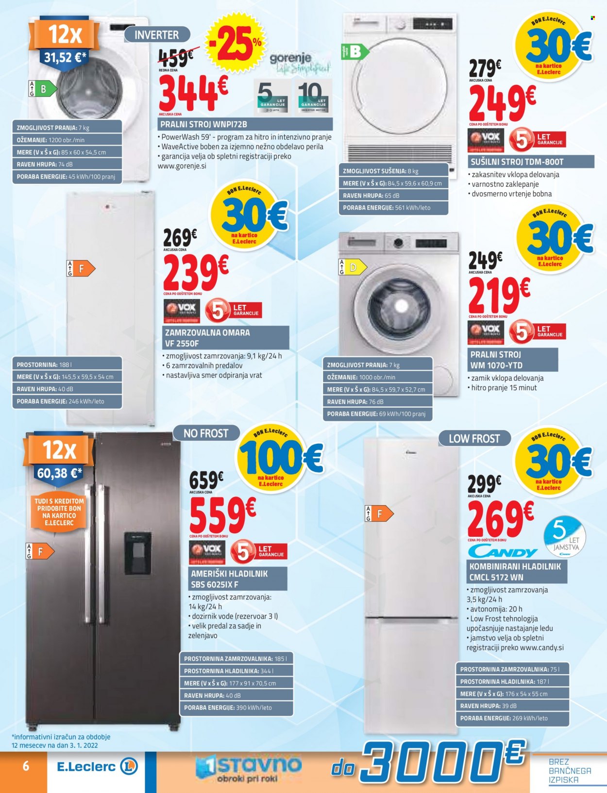 E.Leclerc katalog - 12.1.2022 - 22.1.2022. Stran 6