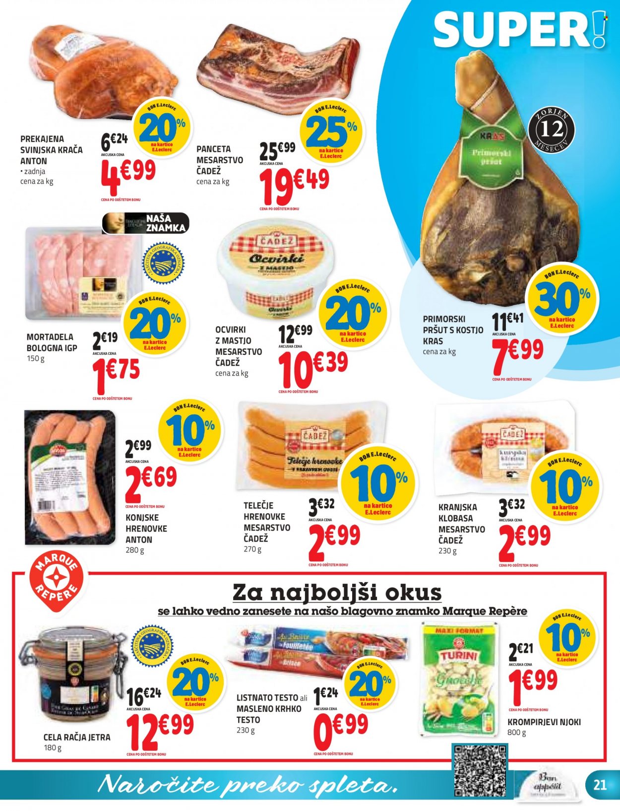 E.Leclerc katalog - 12.1.2022 - 22.1.2022. Stran 21