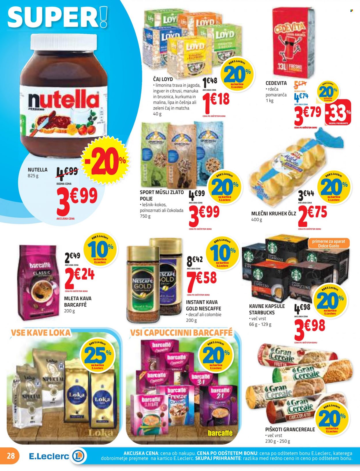E.Leclerc katalog - 12.1.2022 - 22.1.2022. Stran 28