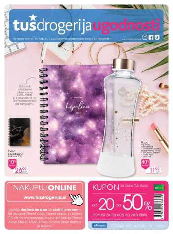 Tuš Drogeria katalog - 19.01.2022 - 29.01.2022.