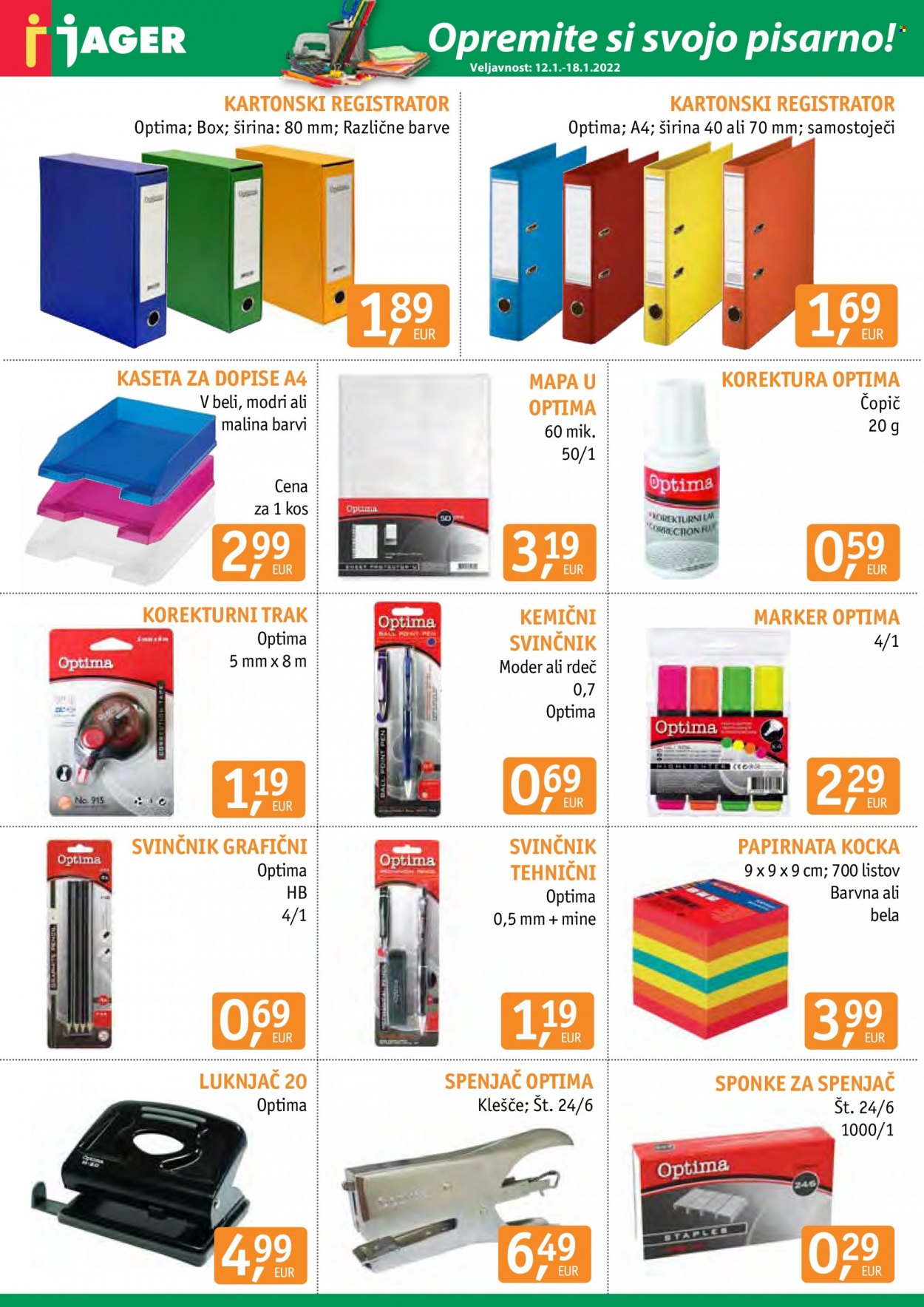JAGER katalog - 12.1.2022 - 18.1.2022. Stran 1