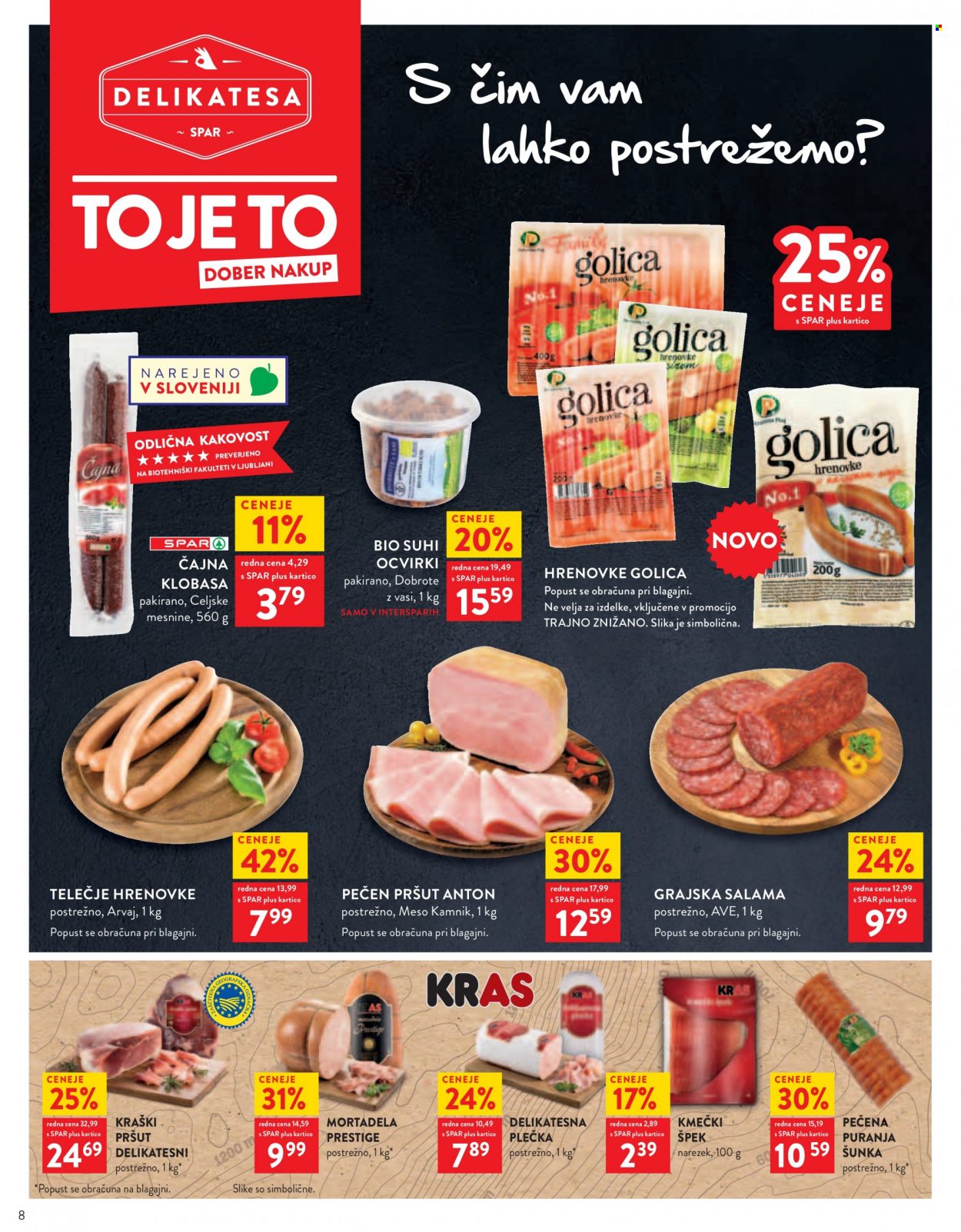 SPAR katalog - 19.1.2022 - 25.1.2022. Stran 8