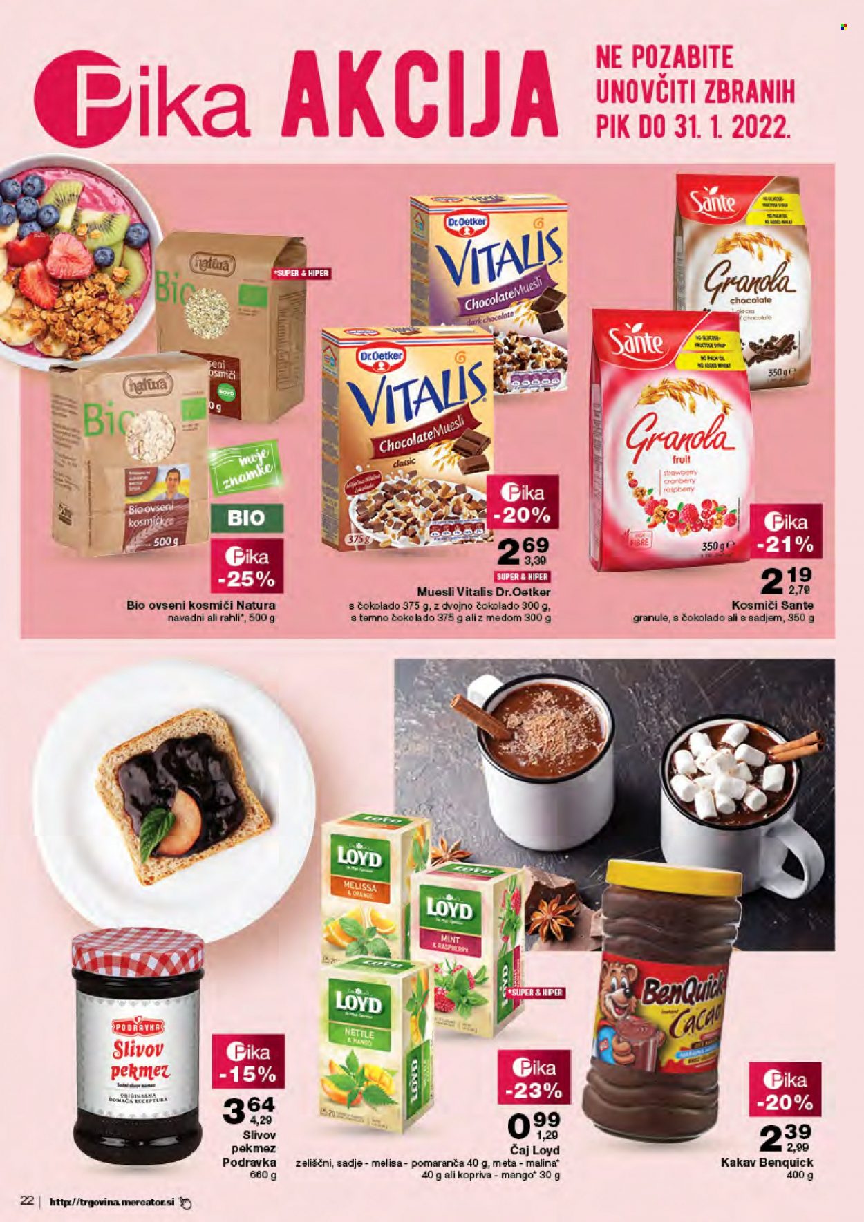 Mercator katalog - 20.1.2022 - 26.1.2022. Stran 22