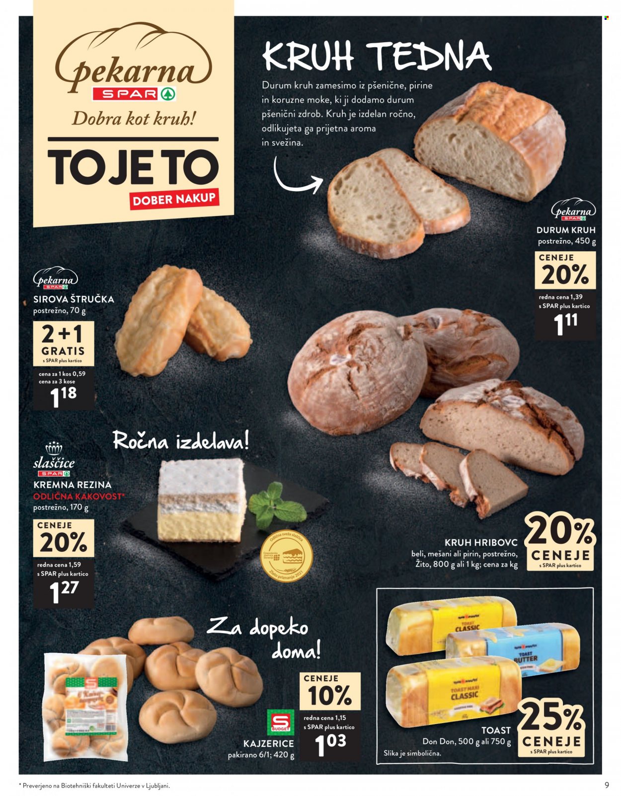 SPAR katalog - 26.1.2022 - 1.2.2022. Stran 9