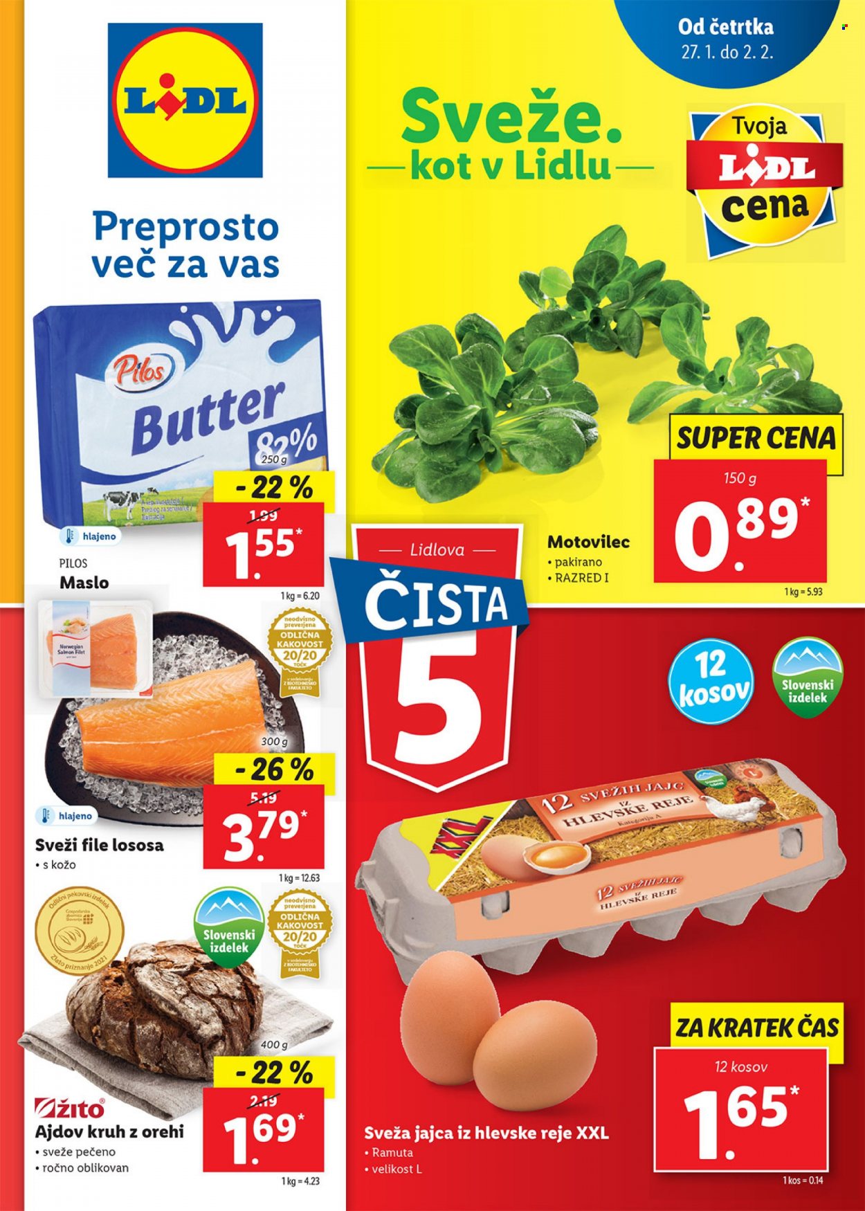 Lidl katalog - 27.1.2022 - 6.2.2022. Stran 1