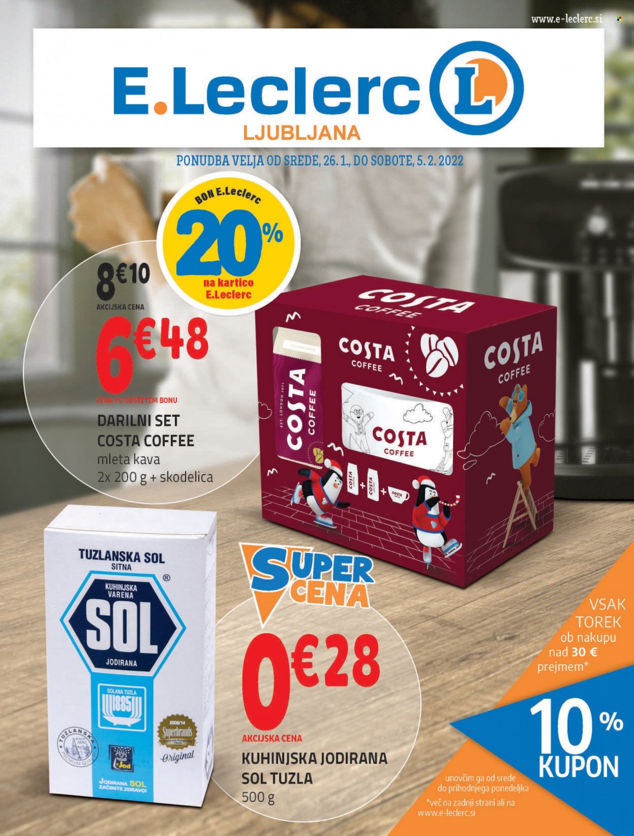 E.Leclerc katalog - 26.1.2022 - 5.2.2022. Stran 1