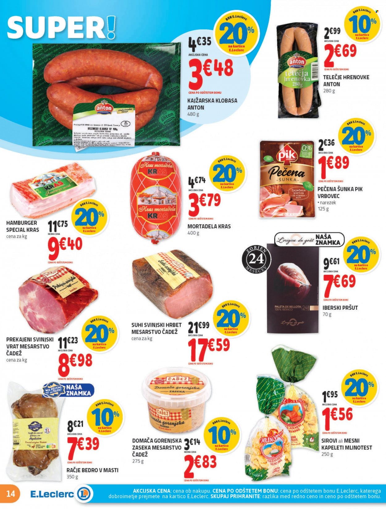 E.Leclerc katalog - 26.1.2022 - 5.2.2022. Stran 14