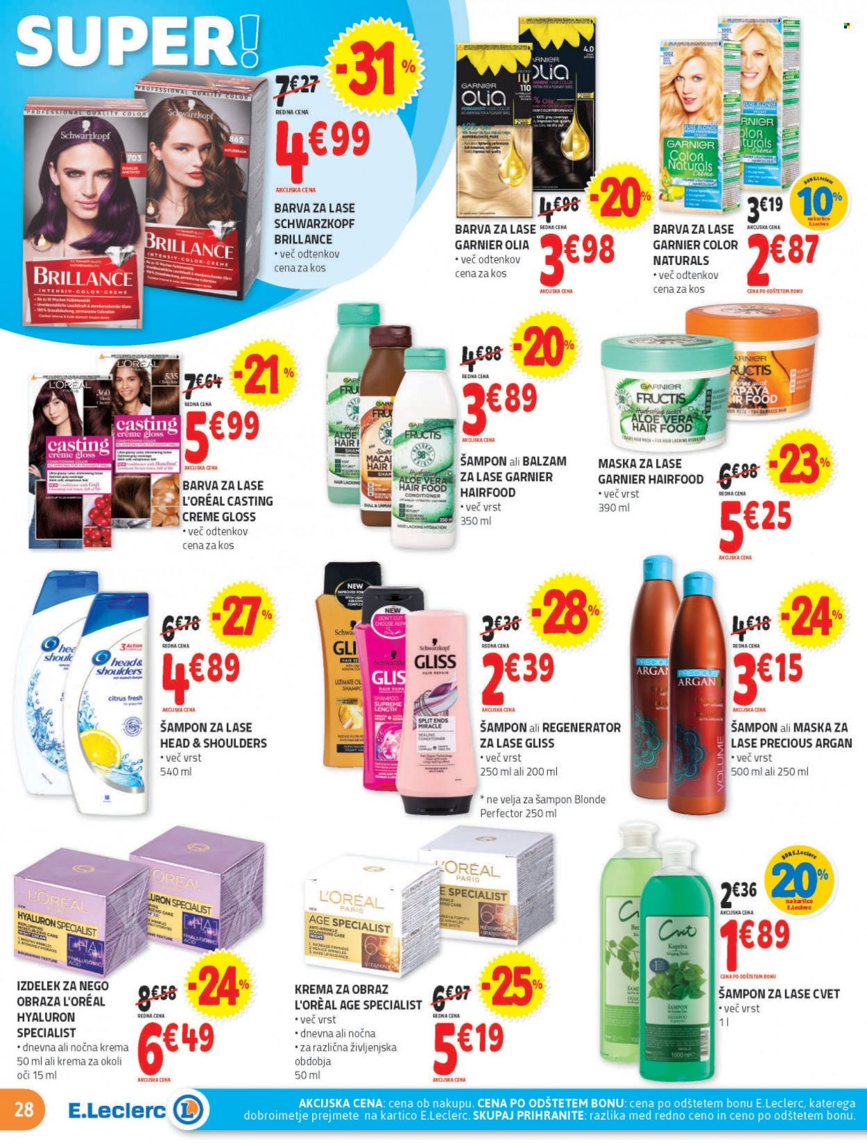 E.Leclerc katalog - 26.1.2022 - 5.2.2022. Stran 28