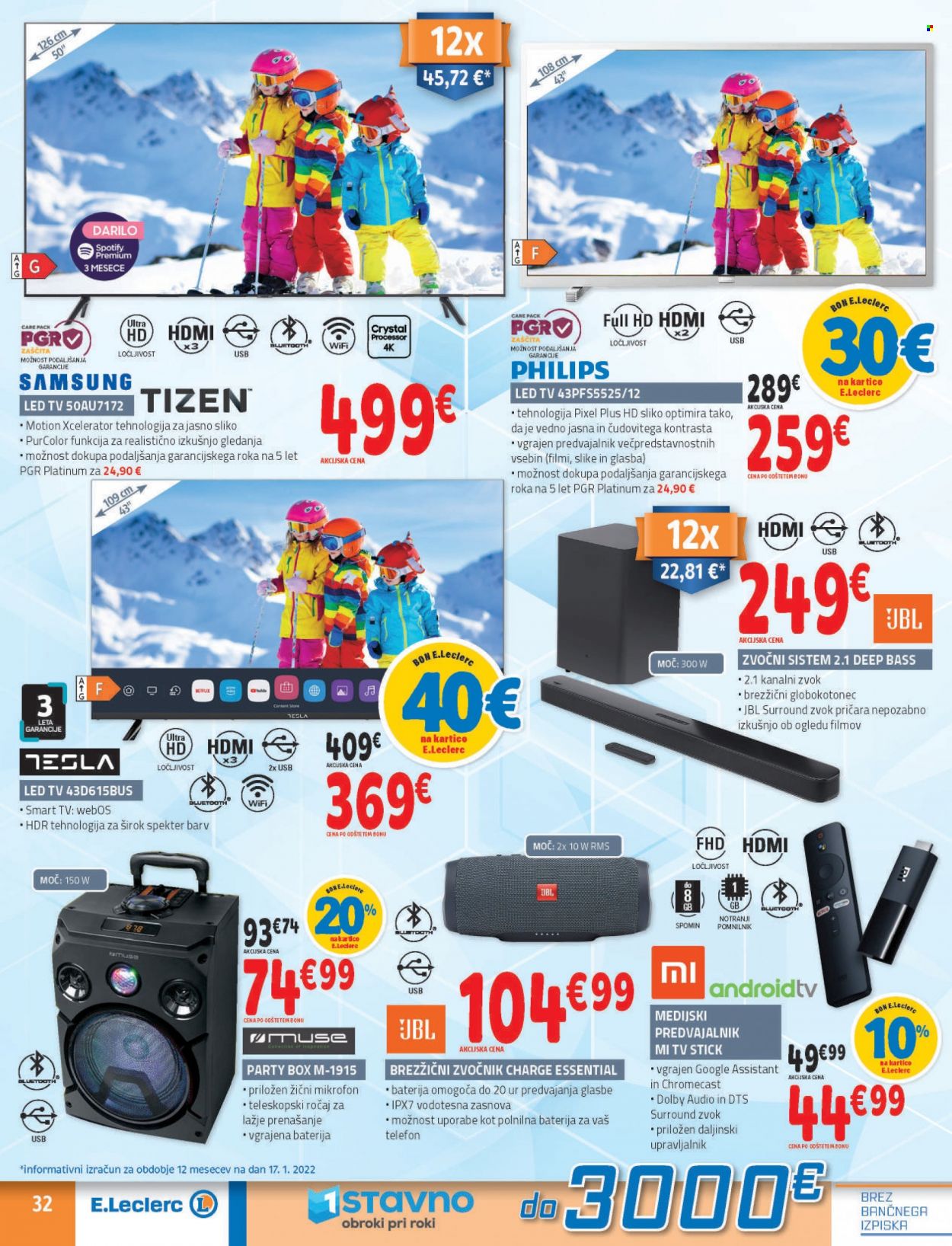 E.Leclerc katalog - 26.1.2022 - 5.2.2022. Stran 32
