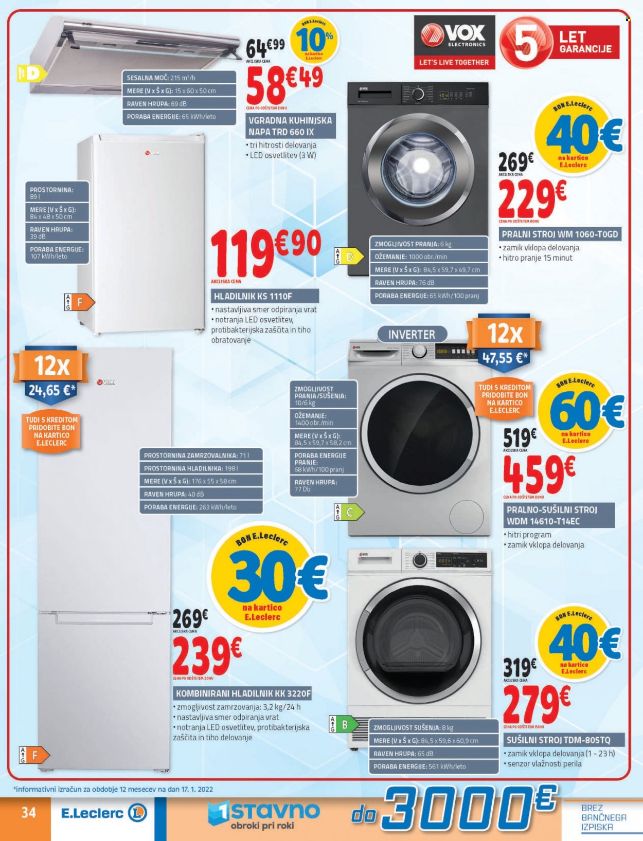 E.Leclerc katalog - 26.1.2022 - 5.2.2022. Stran 34