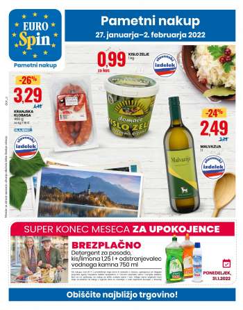 EuroSpin katalog - 27.01.2022 - 02.02.2022.