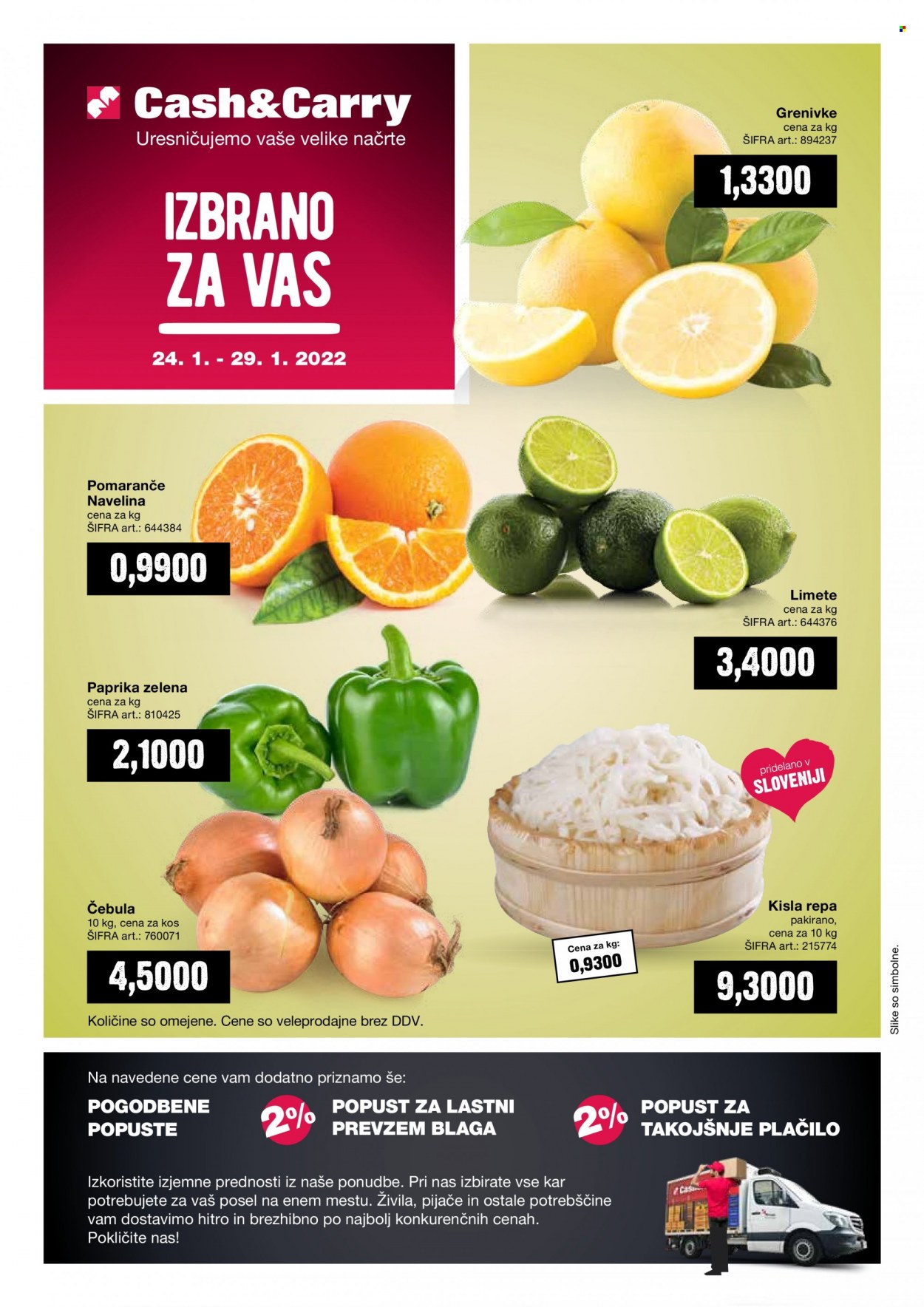 Mercator Cash & Carry katalog - 24.1.2022 - 29.1.2022. Stran 1