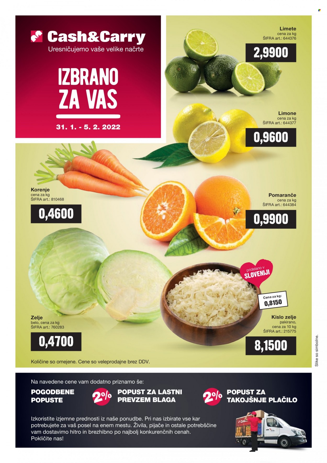 Mercator Cash & Carry katalog - 31.1.2022 - 5.2.2022. Stran 1