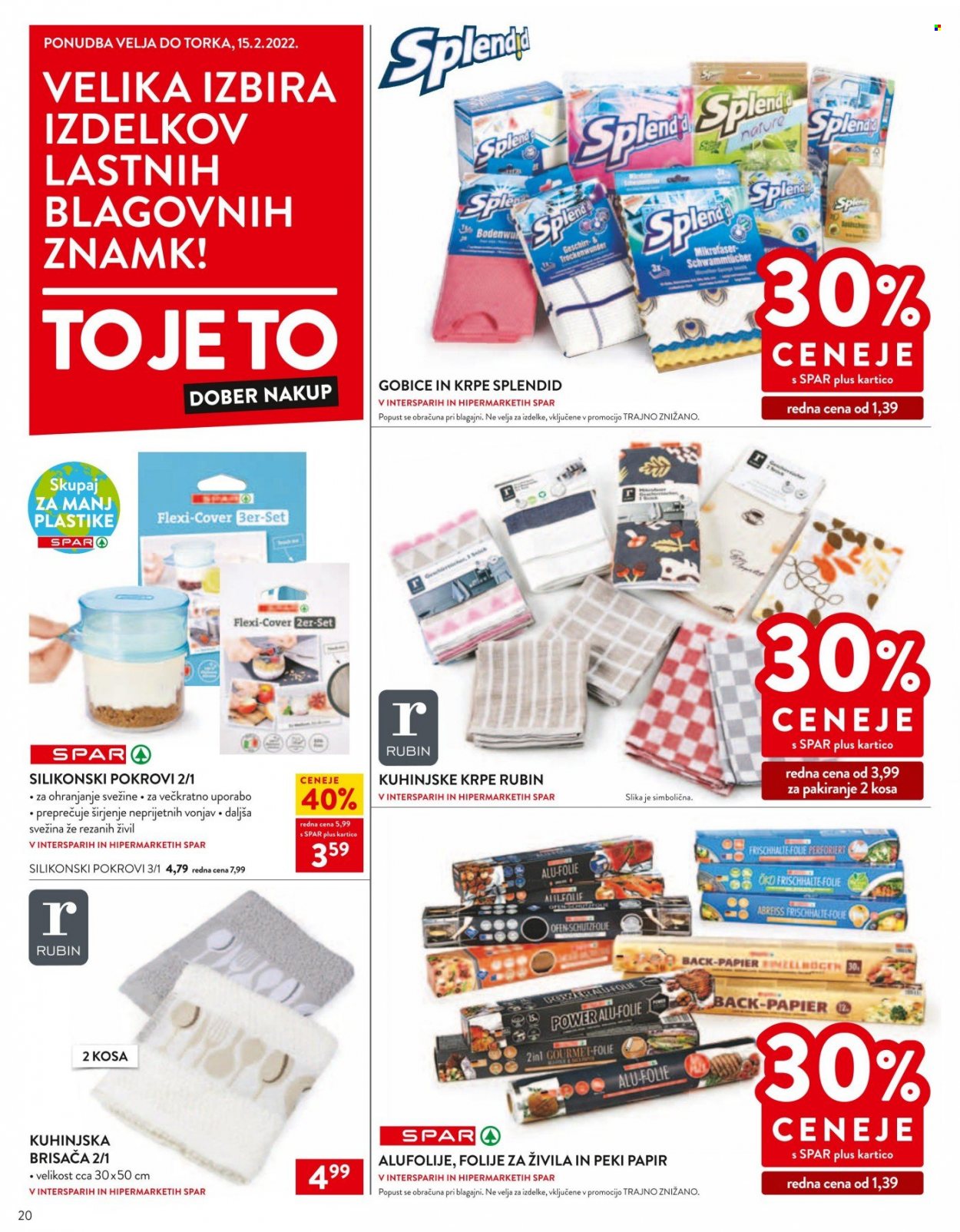 SPAR katalog - 2.2.2022 - 15.2.2022. Stran 20