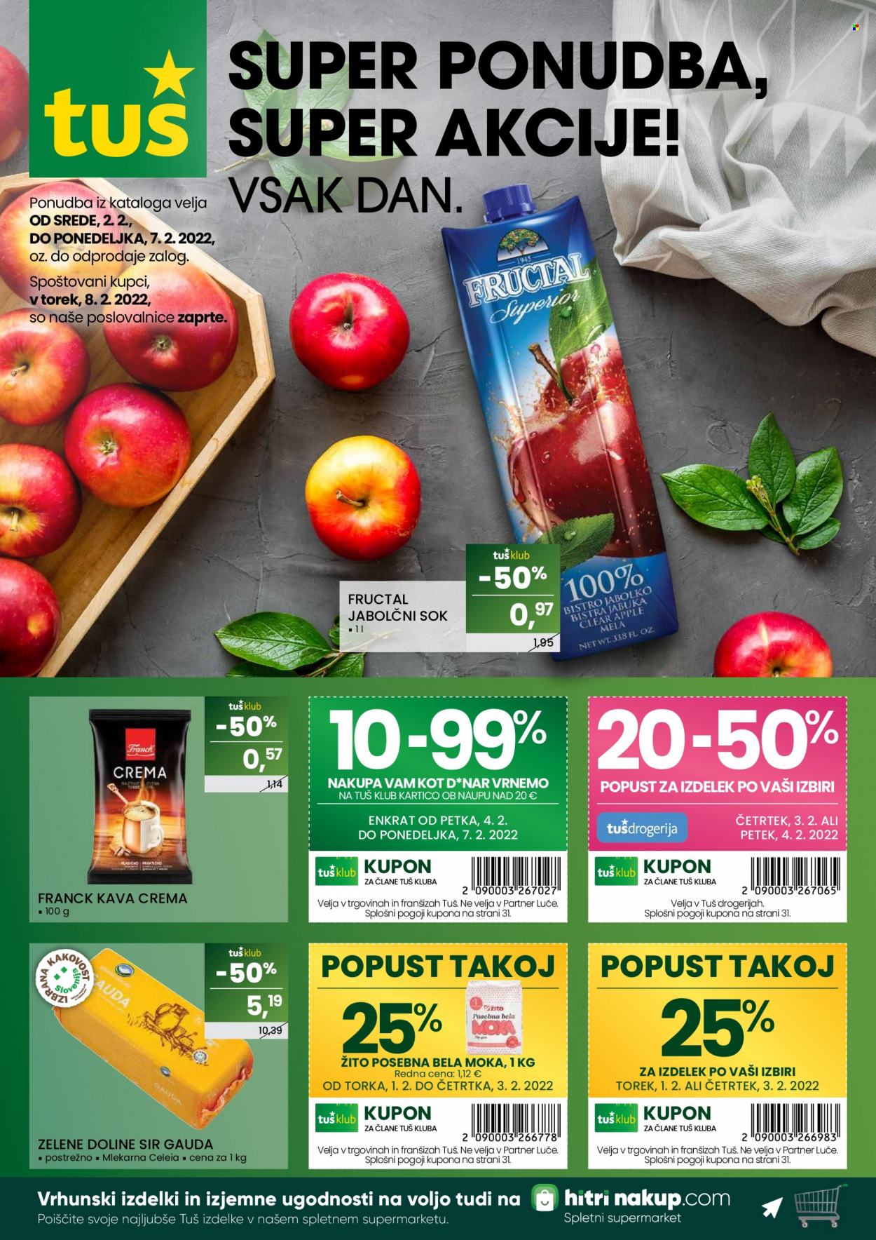 Tuš katalog - 2.2.2022 - 7.2.2022. Stran 1