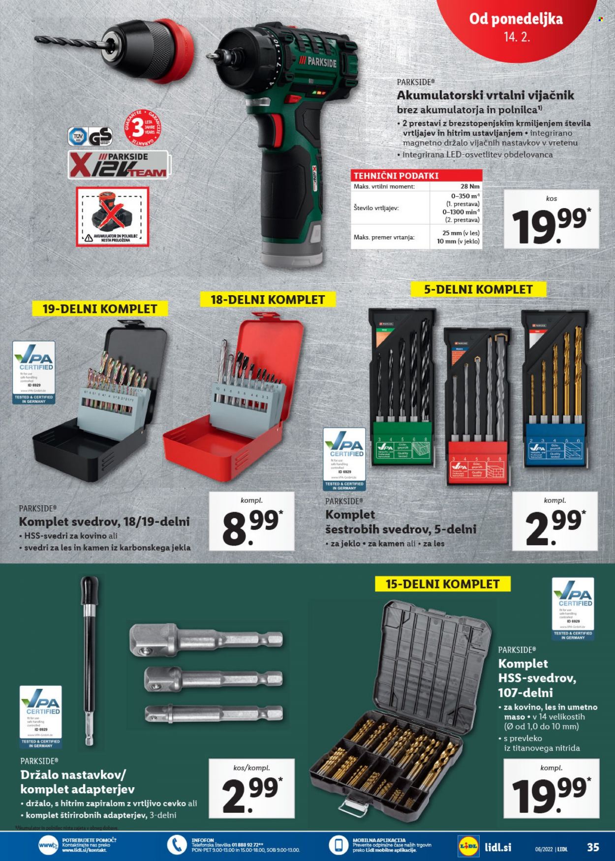 Lidl katalog - 10.2.2022 - 20.2.2022. Stran 37