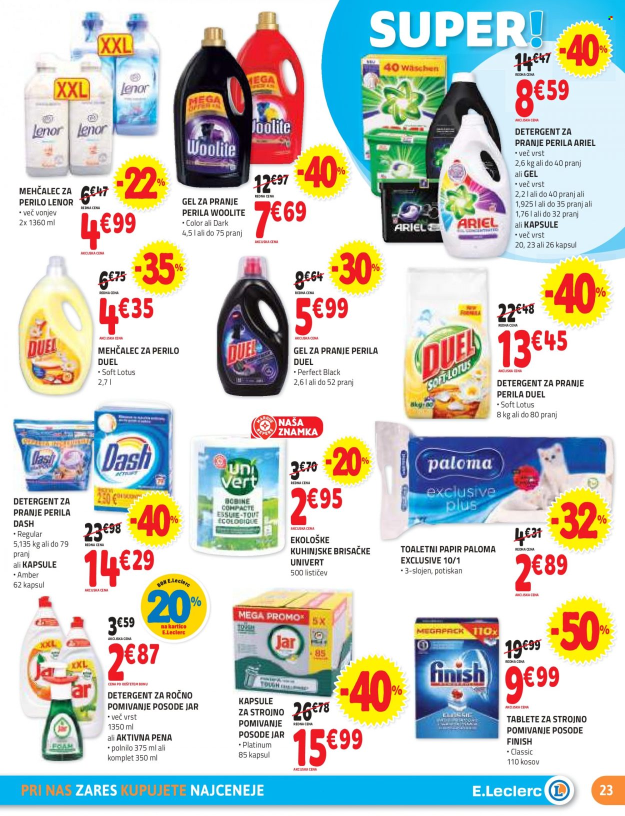 E.Leclerc katalog - 9.2.2022 - 19.2.2022. Stran 23