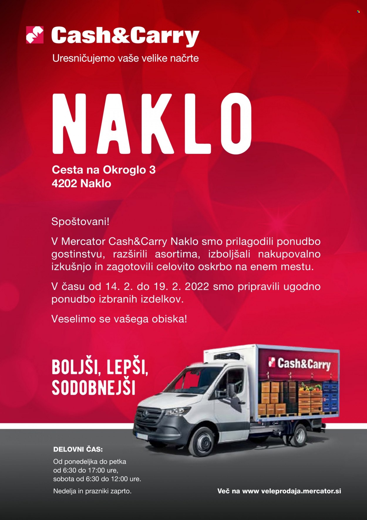 Mercator Cash & Carry katalog - 14.2.2022 - 19.2.2022. Stran 1