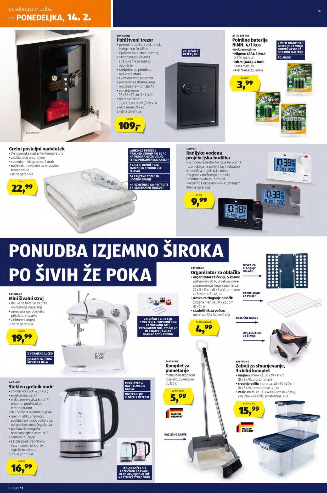 Hofer katalog - 11.2.2022 - 19.2.2022. Stran 12