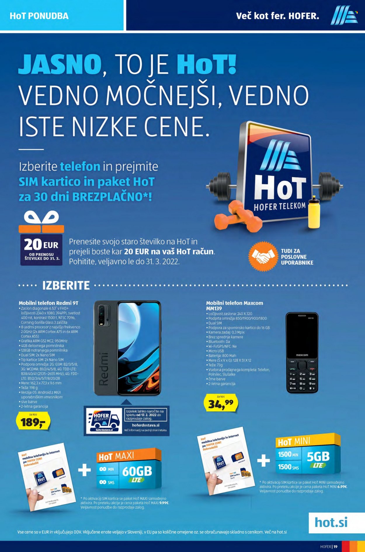 Hofer katalog - 11.2.2022 - 19.2.2022. Stran 19