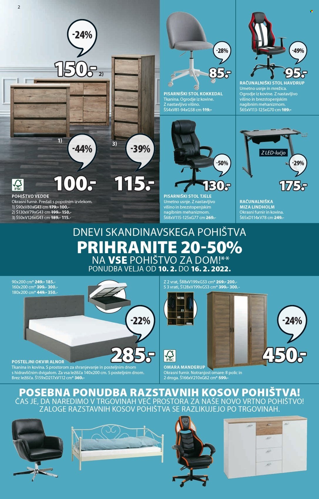 JYSK katalog - 10.2.2022 - 23.2.2022. Stran 2