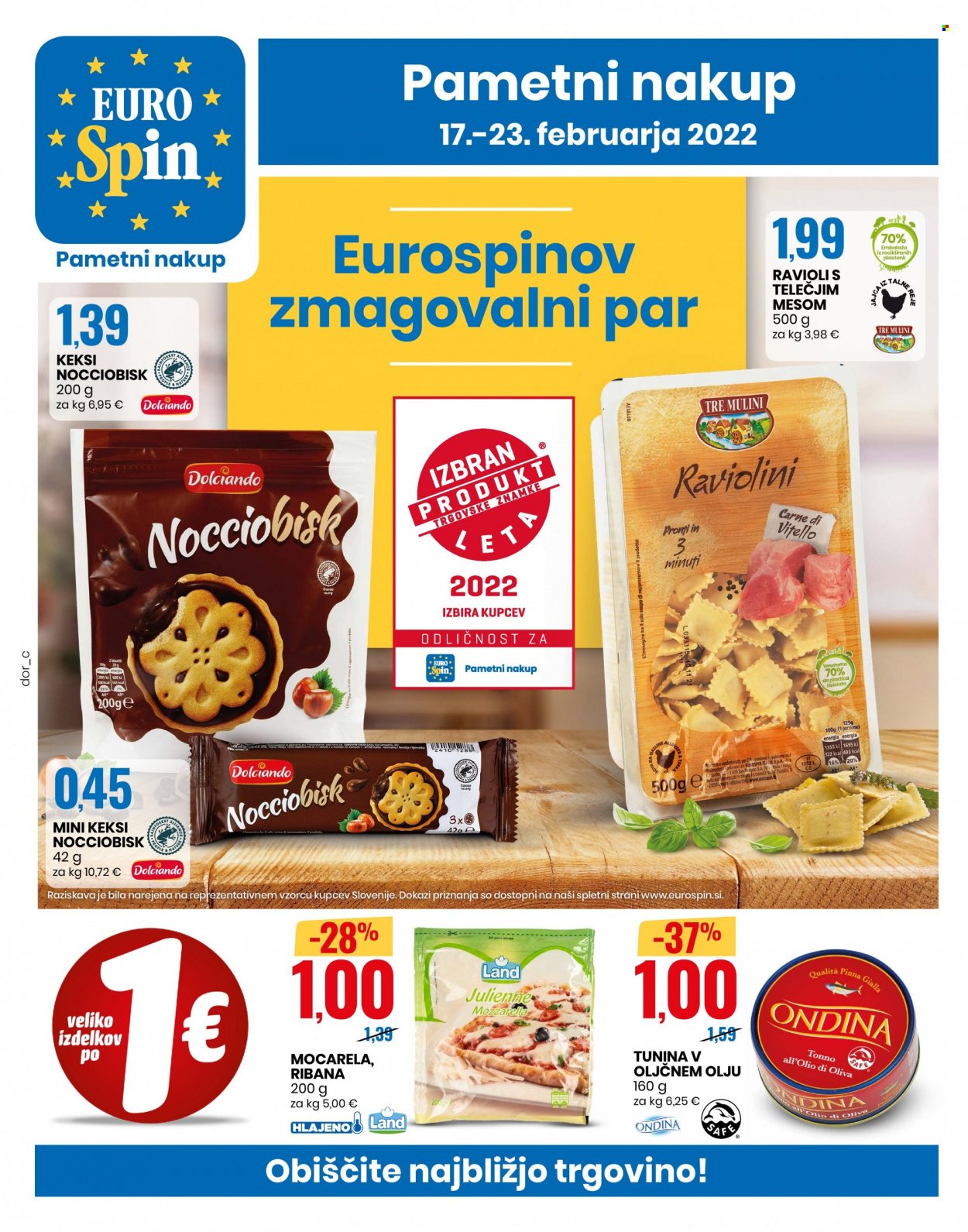 EuroSpin katalog - 17.2.2022 - 23.2.2022. Stran 1