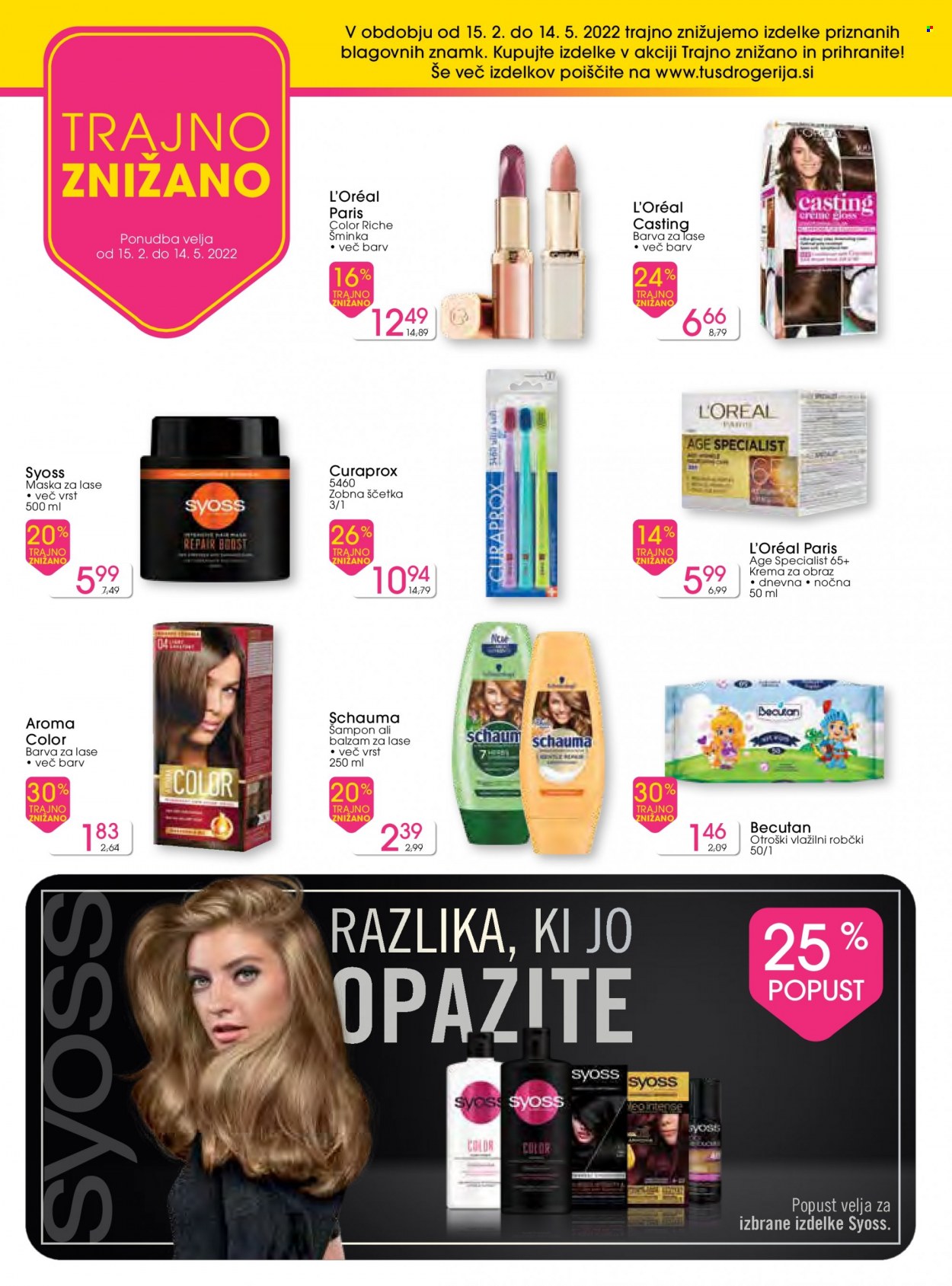 Tuš Drogeria katalog - 16.2.2022 - 26.2.2022. Stran 10