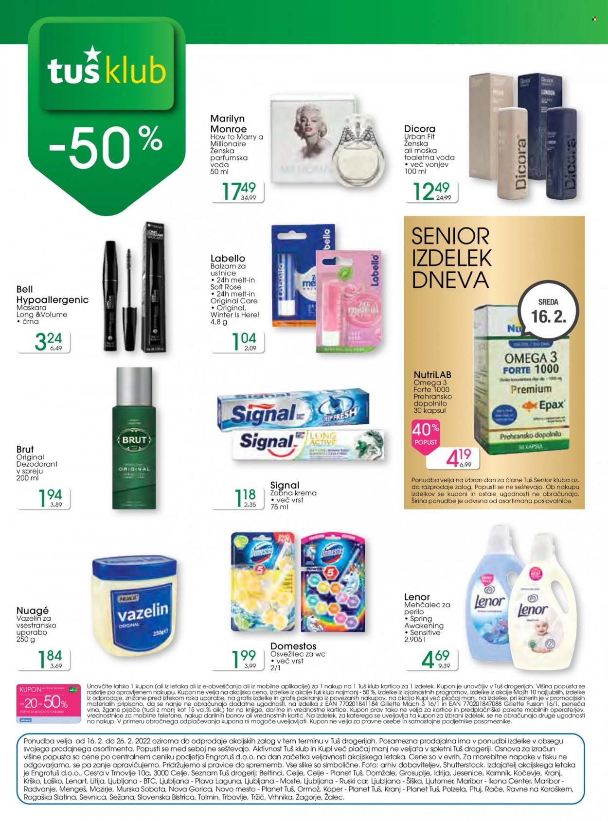 Tuš Drogeria katalog - 16.2.2022 - 26.2.2022. Stran 16