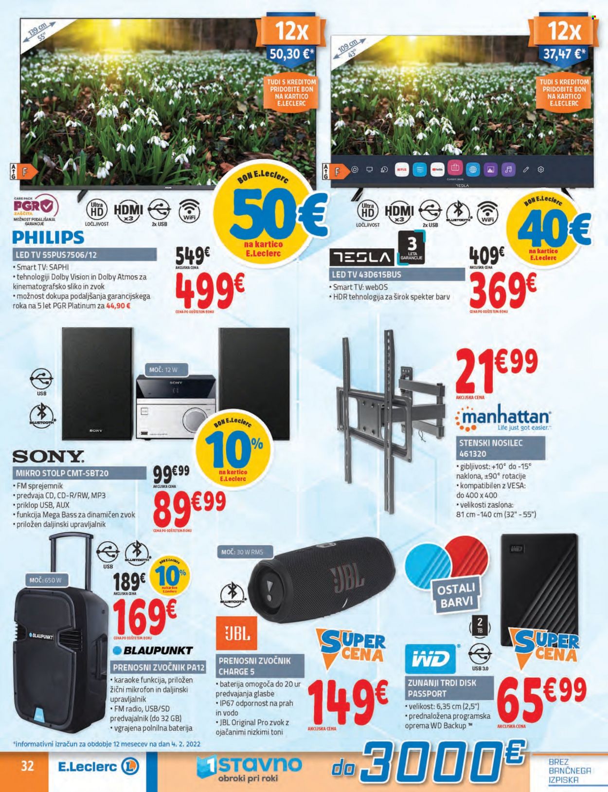 E.Leclerc katalog - 16.2.2022 - 26.2.2022. Stran 32