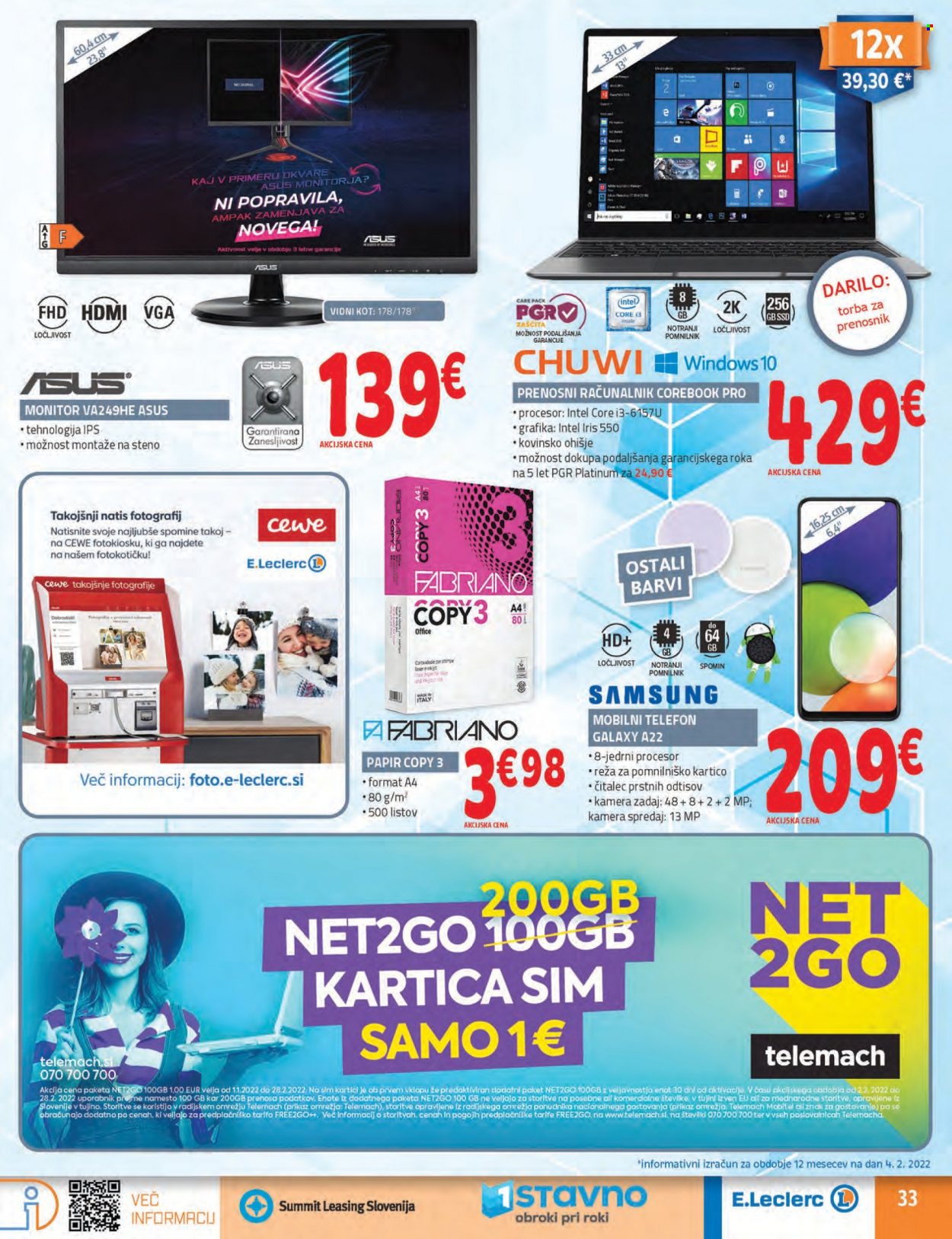E.Leclerc katalog - 16.2.2022 - 26.2.2022. Stran 33