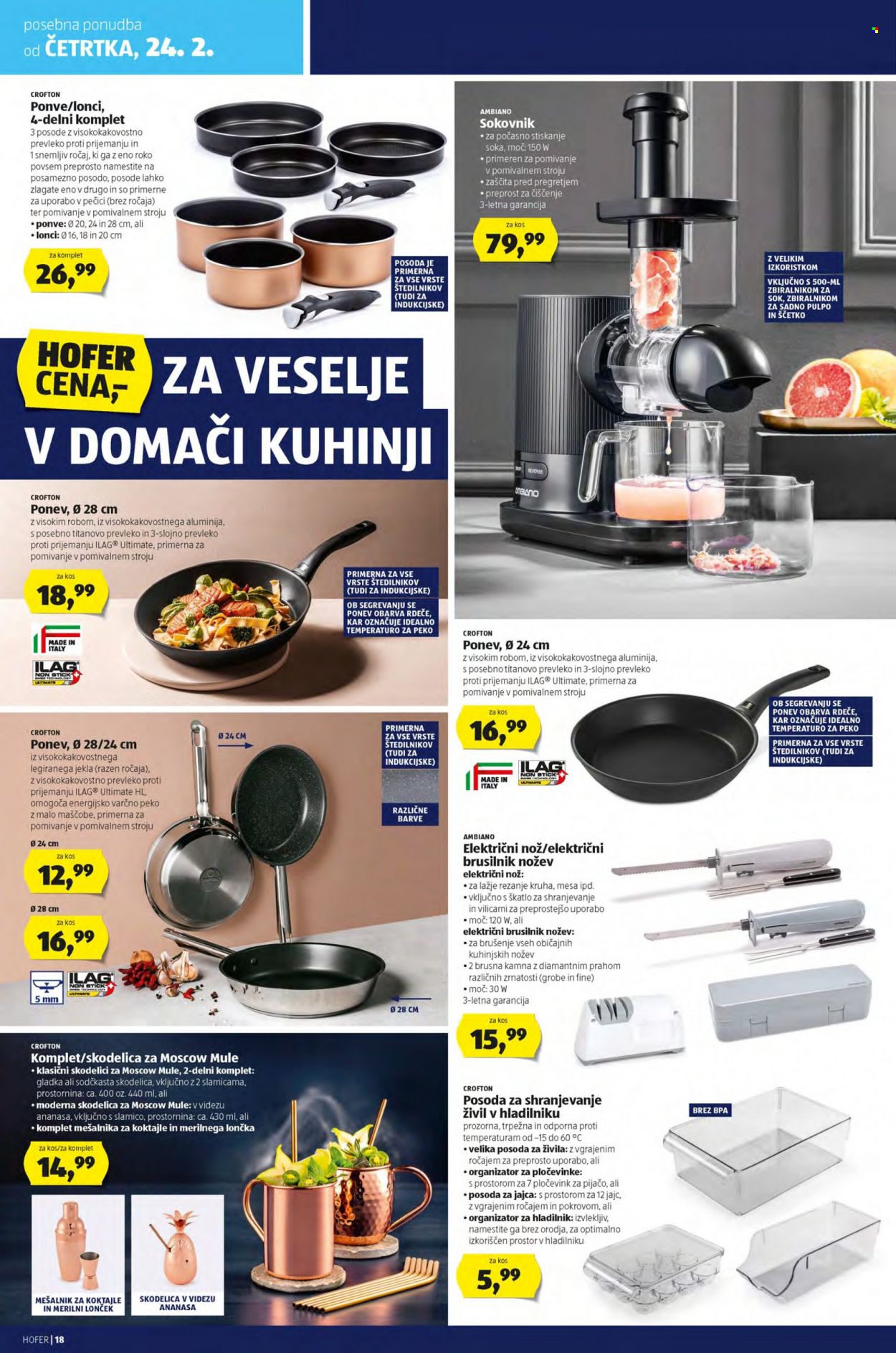 Hofer katalog - 18.2.2022 - 26.2.2022. Stran 18