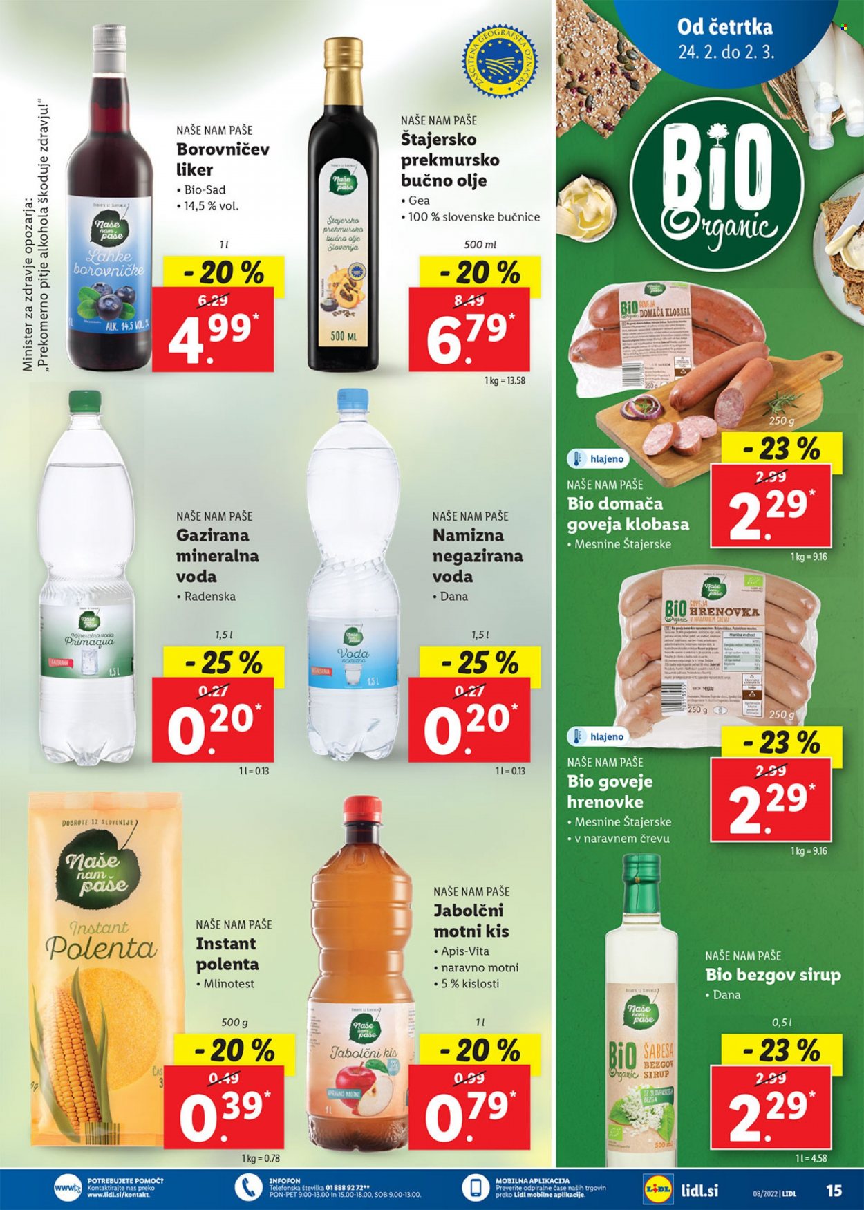Lidl katalog - 24.2.2022 - 6.3.2022. Stran 15