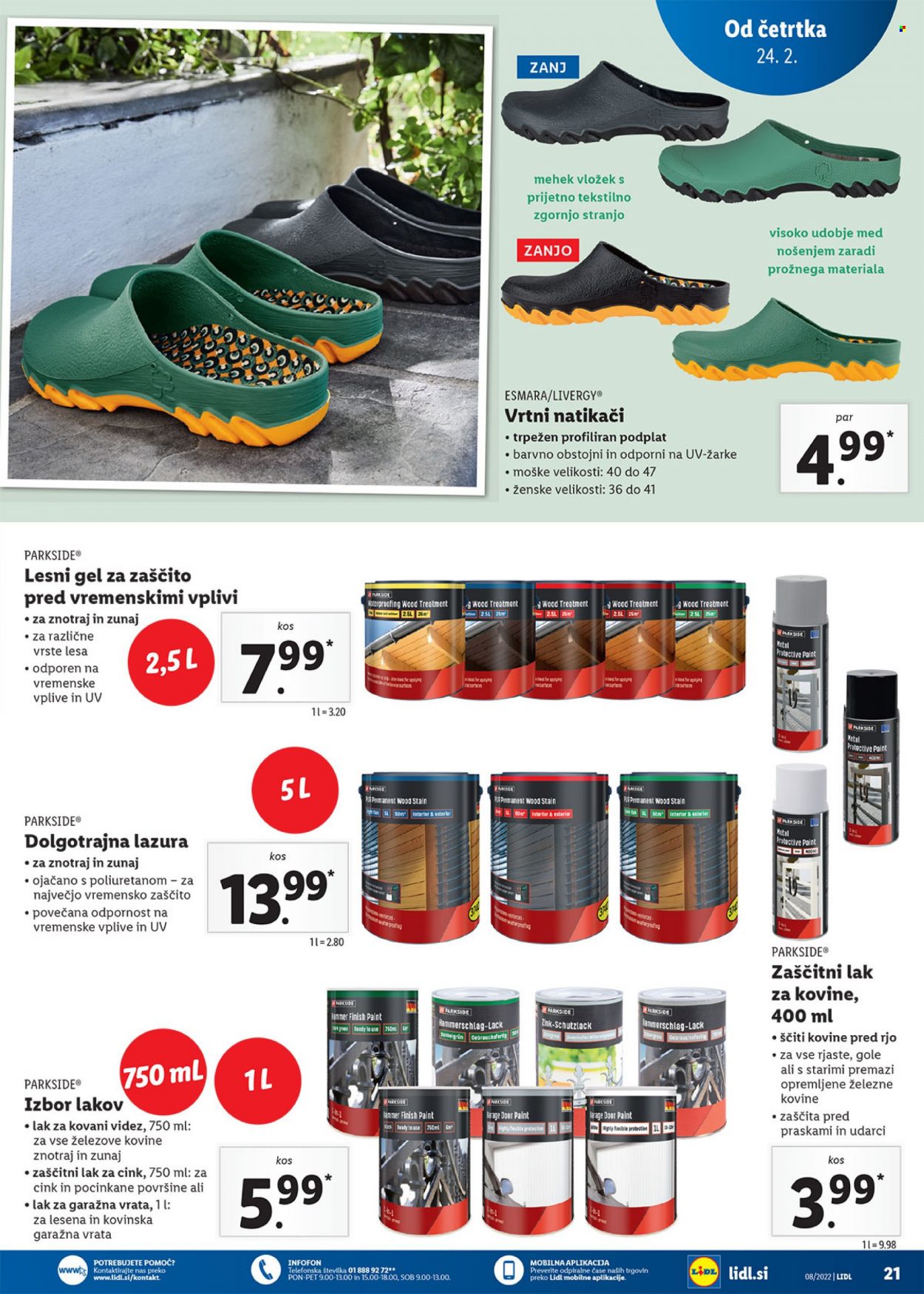 Lidl katalog - 24.2.2022 - 6.3.2022. Stran 21