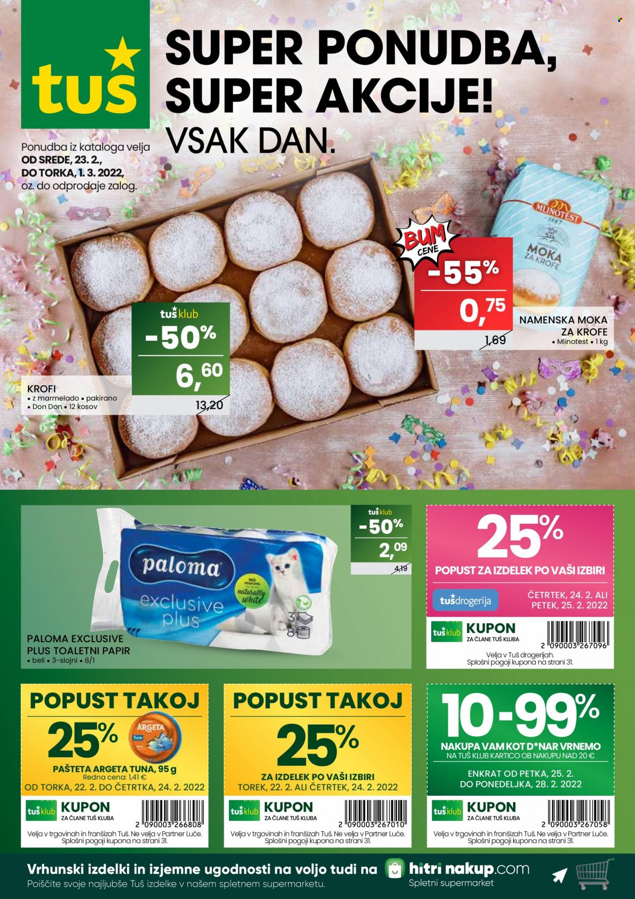 Tuš katalog - 23.2.2022 - 1.3.2022. Stran 1