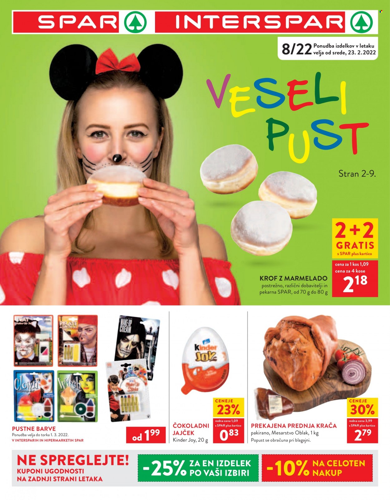 SPAR katalog - 23.2.2022 - 1.3.2022. Stran 1