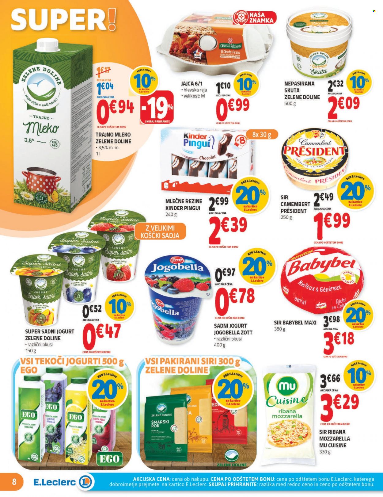 E.Leclerc katalog - 23.2.2022 - 5.3.2022. Stran 8