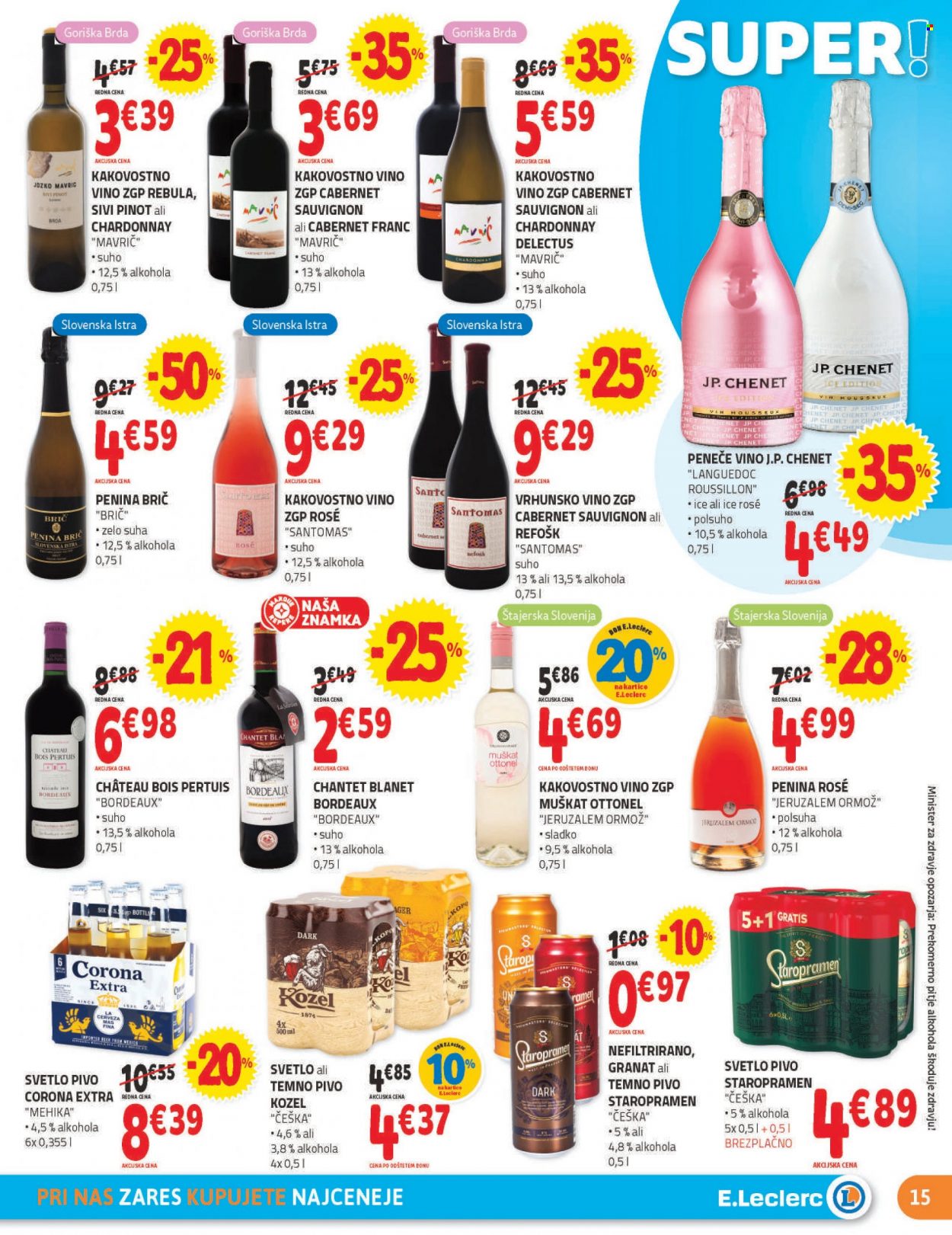 E.Leclerc katalog - 23.2.2022 - 5.3.2022. Stran 15