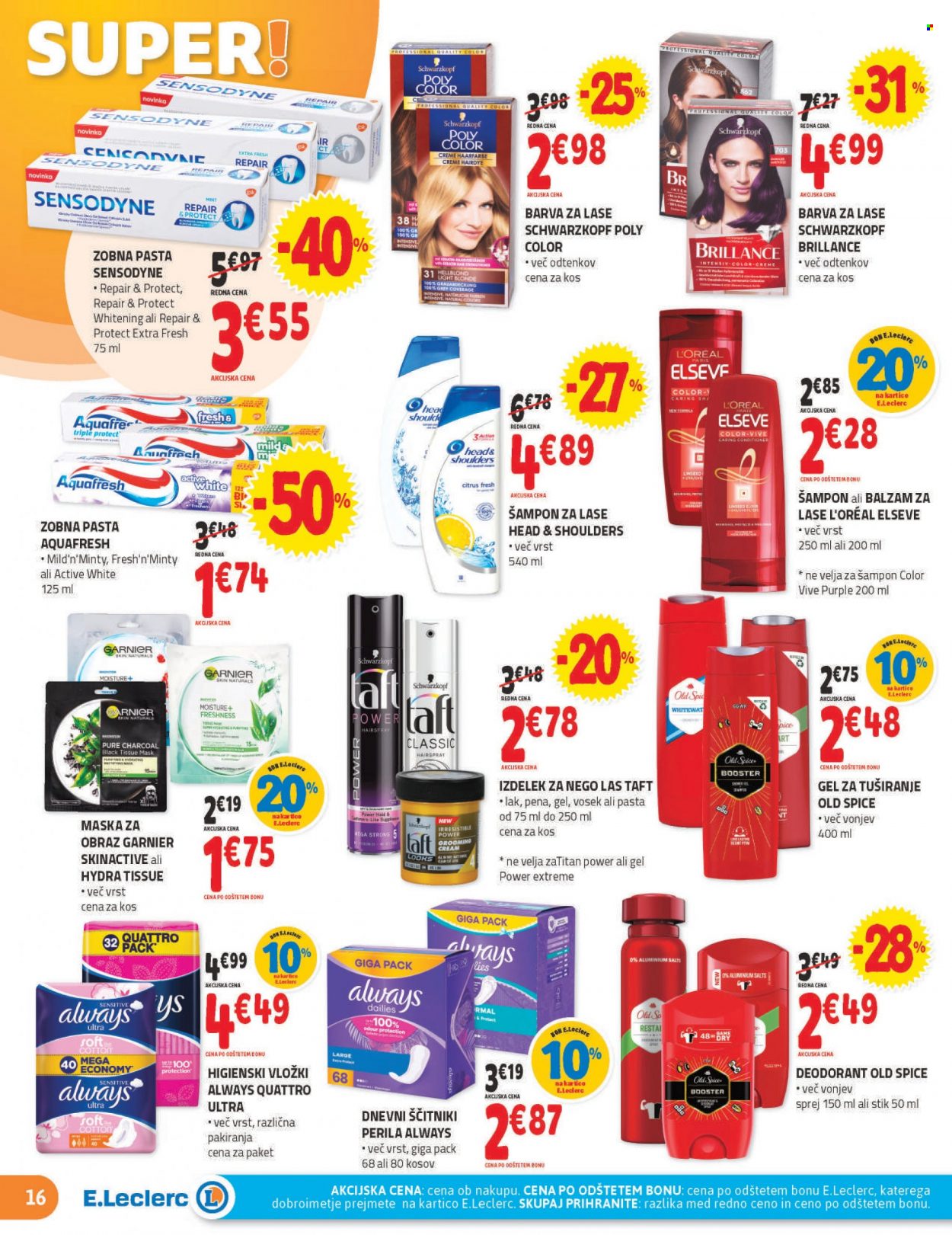E.Leclerc katalog - 23.2.2022 - 5.3.2022. Stran 16