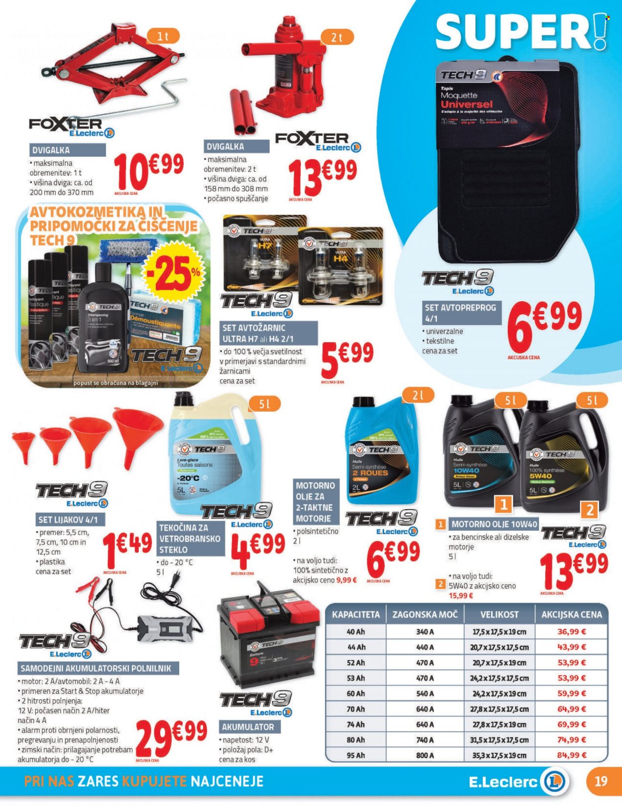 E.Leclerc katalog - 23.2.2022 - 5.3.2022. Stran 19