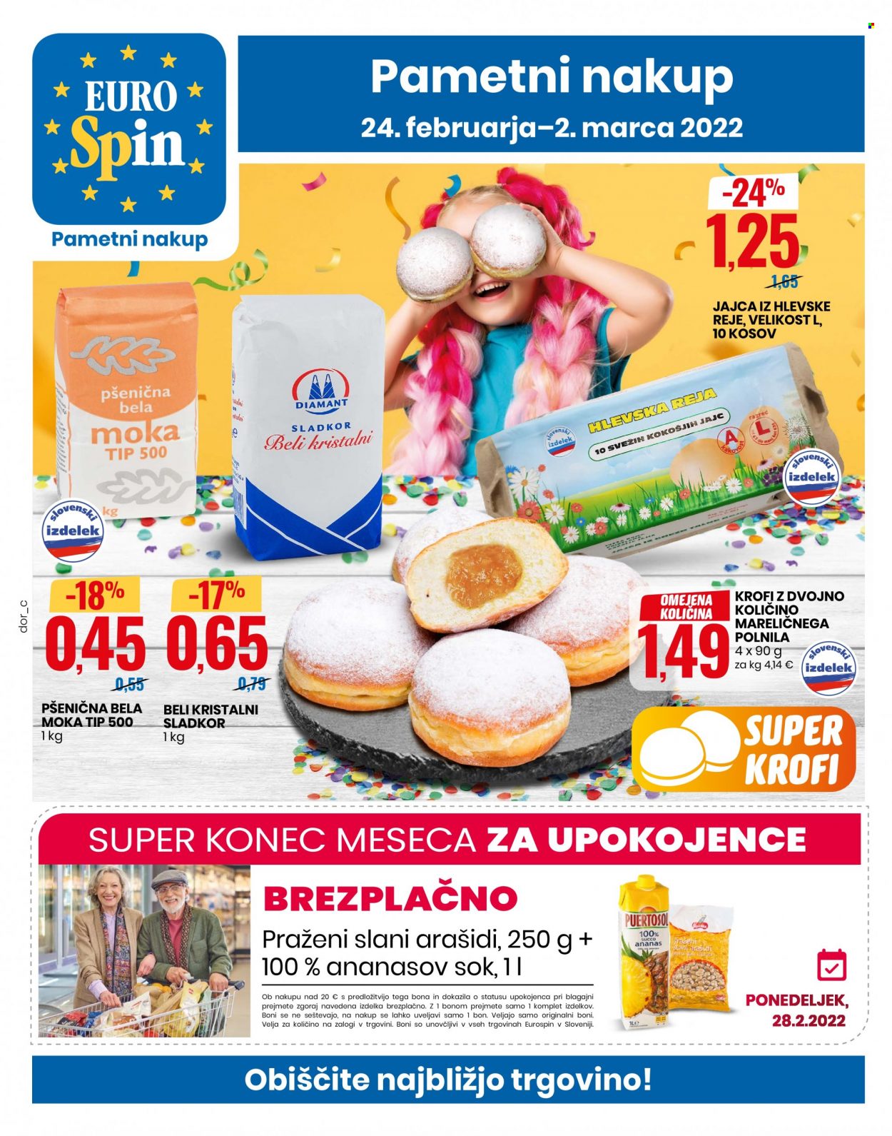 EuroSpin katalog - 24.2.2022 - 2.3.2022. Stran 1